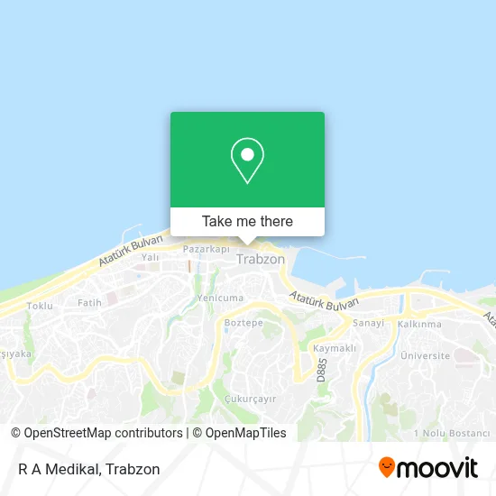 R A Medikal map