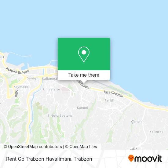 Rent Go Trabzon Havalimanı map