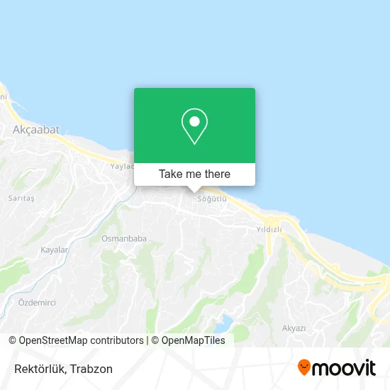 Rektörlük map