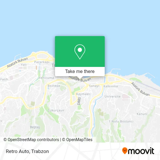 Retro Auto map