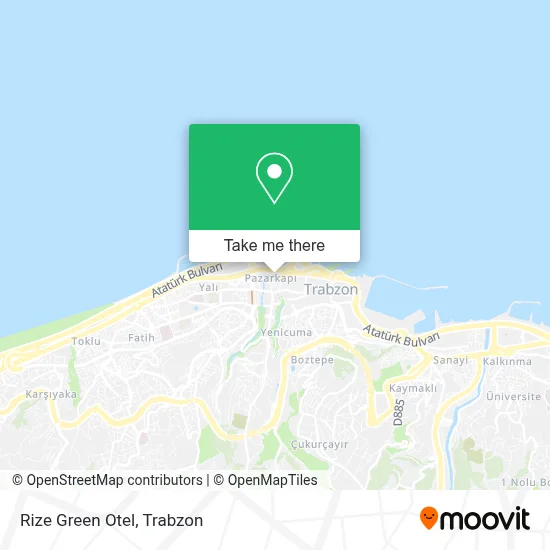 Rize Green Otel map