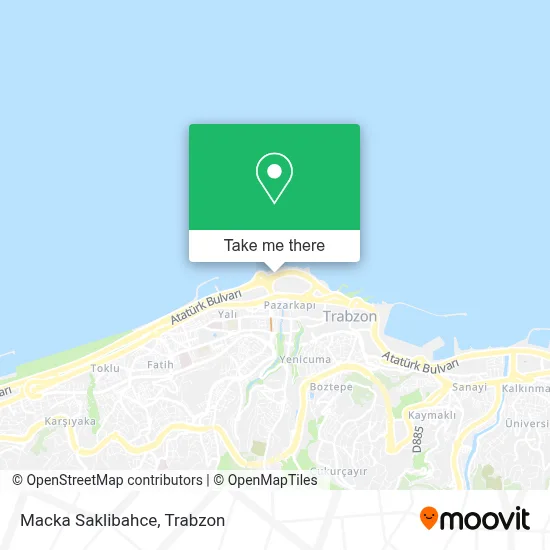 Macka Saklibahce map