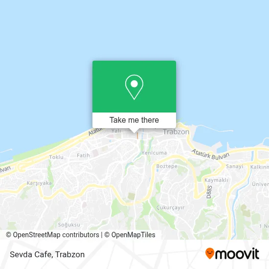 Sevda Cafe map