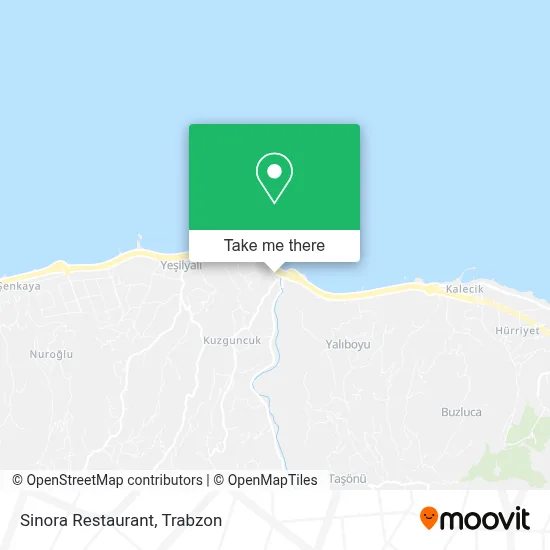 Sinora Restaurant map