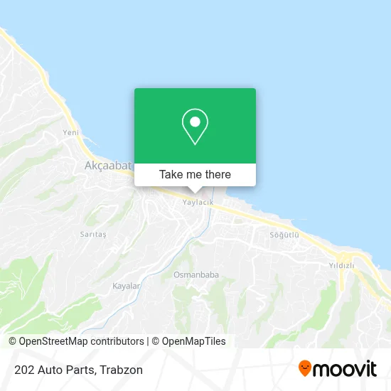 202 Auto Parts map