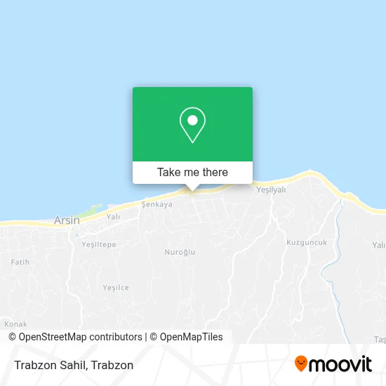 Trabzon Sahil map