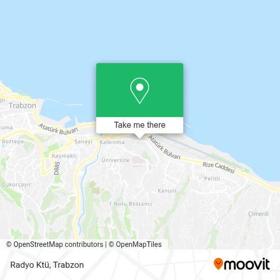 Radyo Ktü map