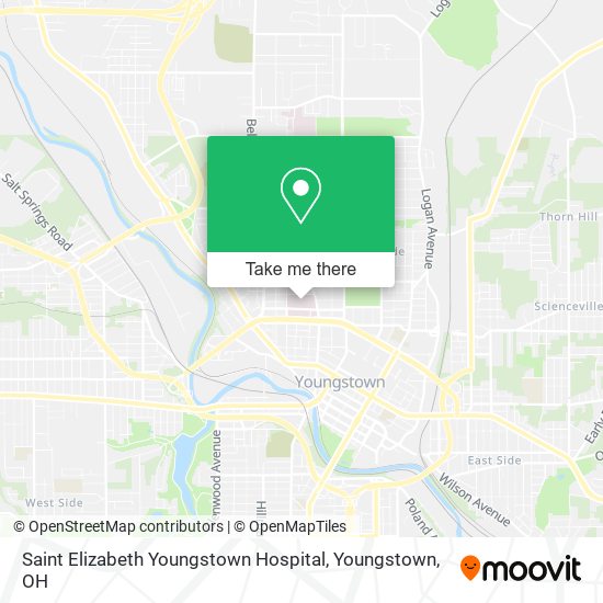 Mapa de Saint Elizabeth Youngstown Hospital
