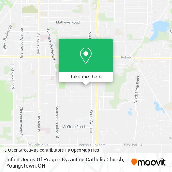 Infant Jesus Of Prague Byzantine Catholic Church map
