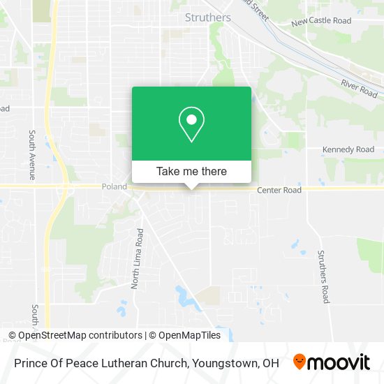 Prince Of Peace Lutheran Church map