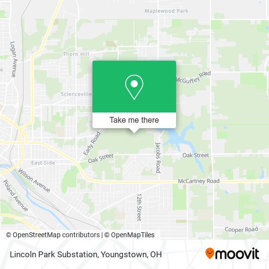 Mapa de Lincoln Park Substation