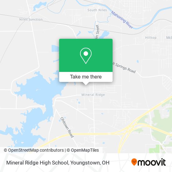 Mineral Ridge High School map