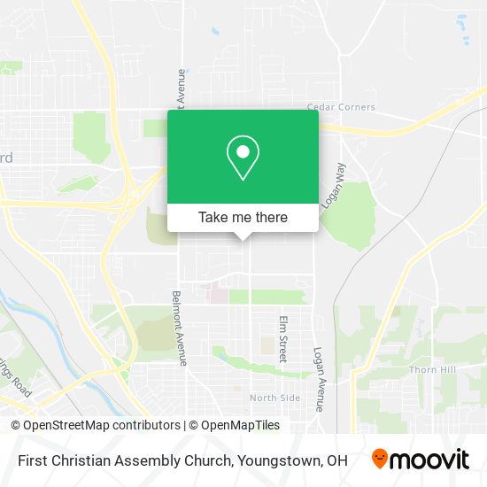 First Christian Assembly Church map