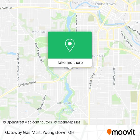 Mapa de Gateway Gas Mart