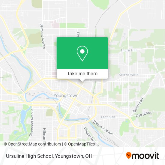 Ursuline High School map