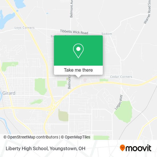 Liberty High School map