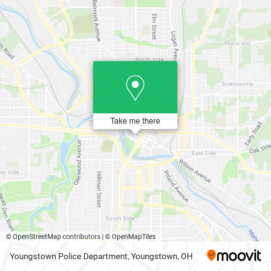 Mapa de Youngstown Police Department