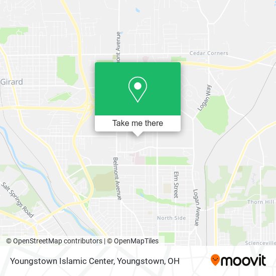 Mapa de Youngstown Islamic Center