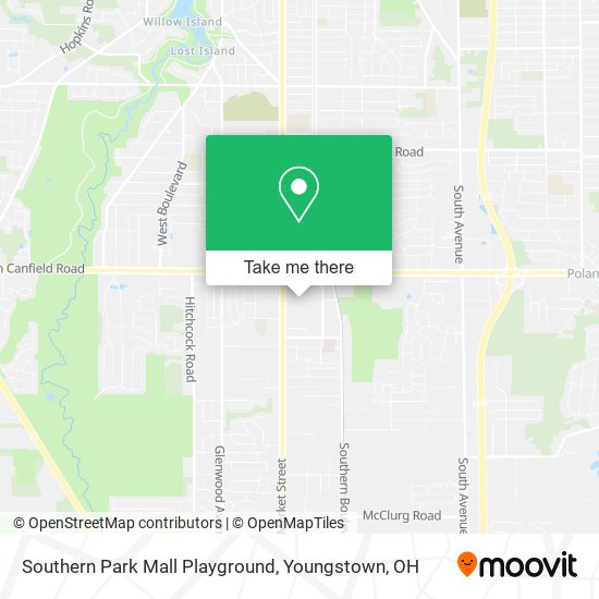 Mapa de Southern Park Mall Playground