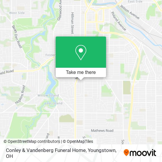 Conley & Vandenberg Funeral Home map