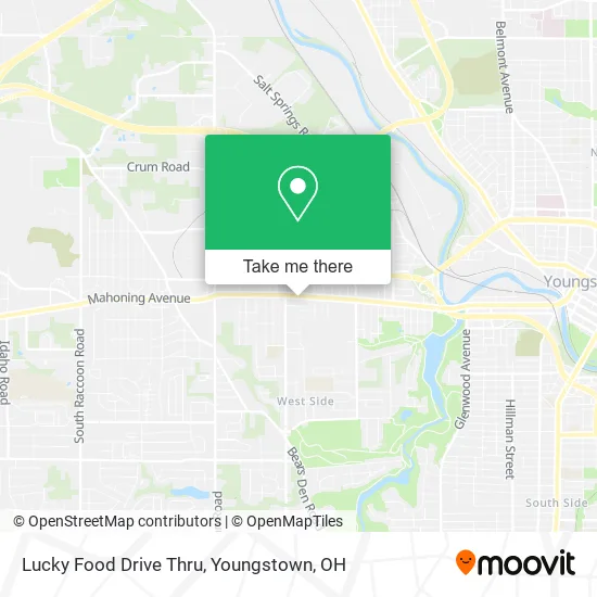 Lucky Food Drive Thru map