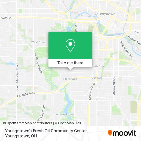Mapa de Youngstown's Fresh Oil Community Center