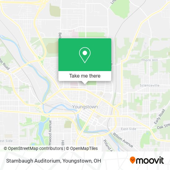 Stambaugh Auditorium map