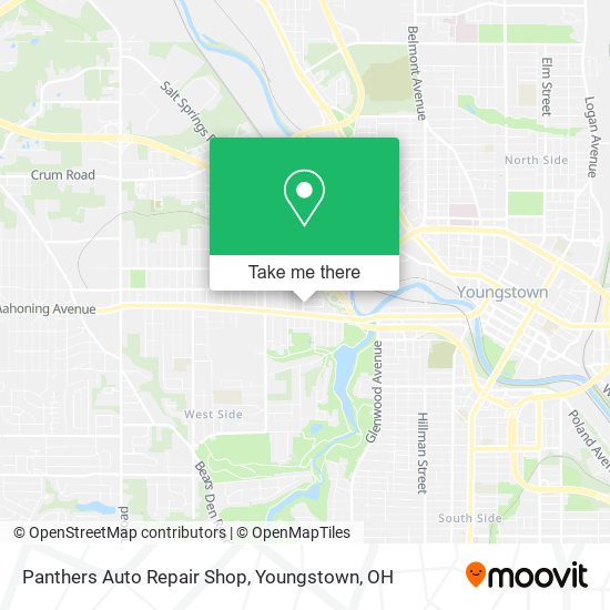 Panthers Auto Repair Shop map