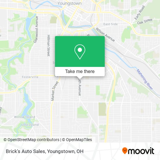 Brick's Auto Sales map