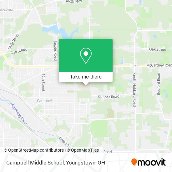 Campbell Middle School map