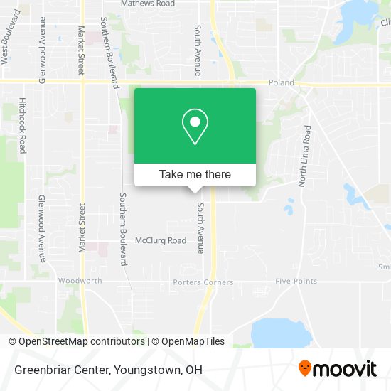 Greenbriar Center map