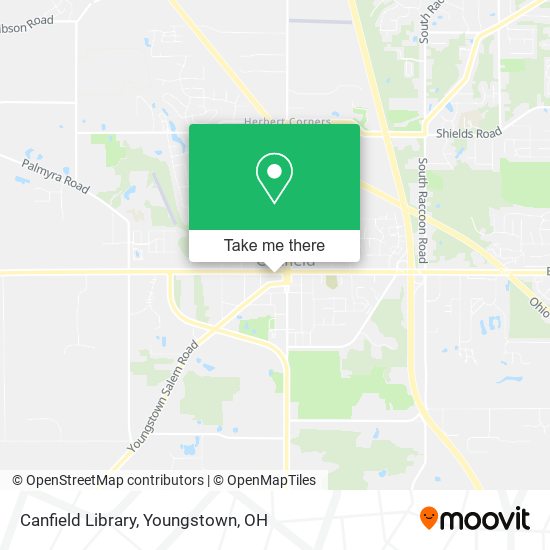 Canfield Library map
