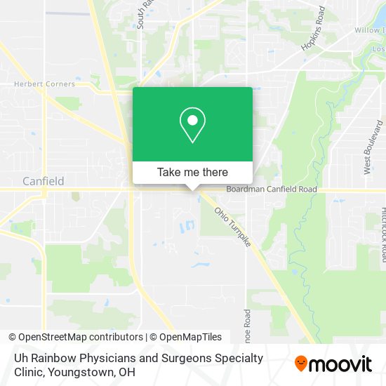 Uh Rainbow Physicians and Surgeons Specialty Clinic map