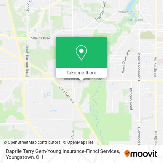 Mapa de Daprile Terry Gem-Young Insurance-Finncl Services