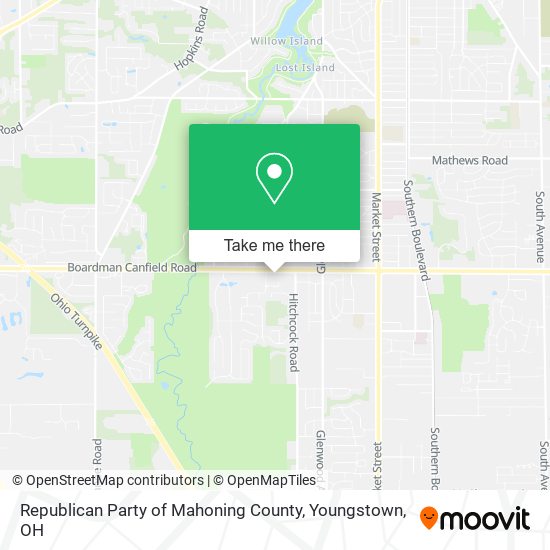 Mapa de Republican Party of Mahoning County