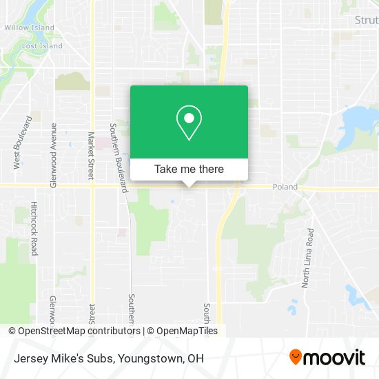 Mapa de Jersey Mike's Subs
