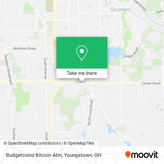 Mapa de Budgetcoinz Bitcoin Atm