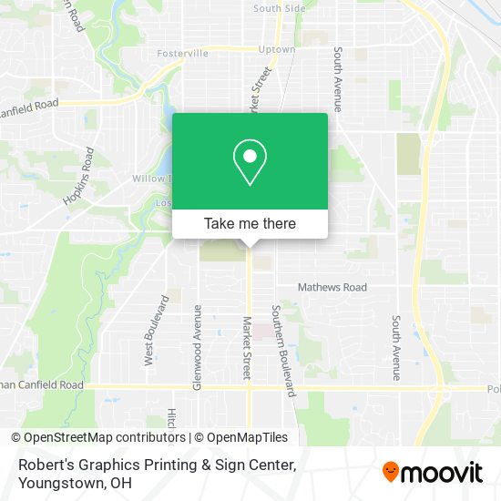 Mapa de Robert's Graphics Printing & Sign Center