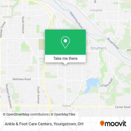 Ankle & Foot Care Centers map