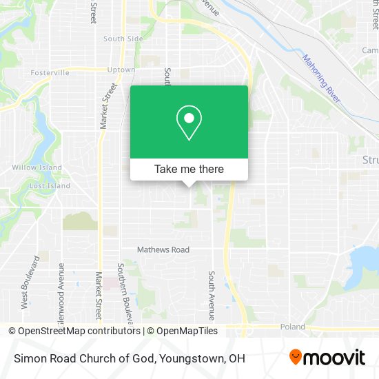 Mapa de Simon Road Church of God