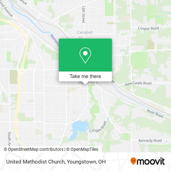 United Methodist Church map