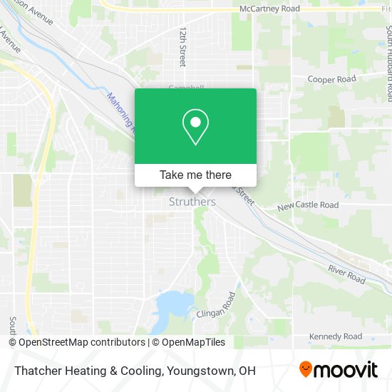 Thatcher Heating & Cooling map