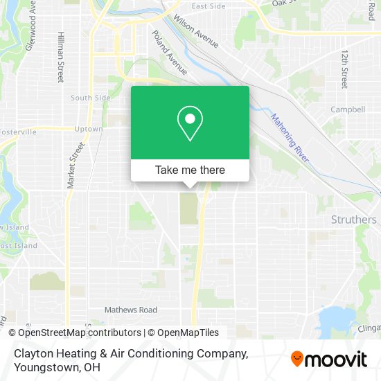 Clayton Heating & Air Conditioning Company map