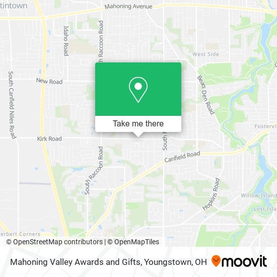 Mapa de Mahoning Valley Awards and Gifts