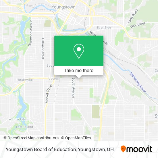 Youngstown Board of Education map