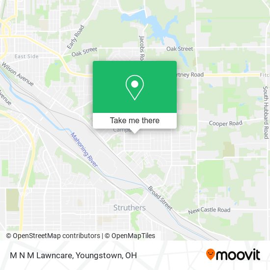 M N M Lawncare map