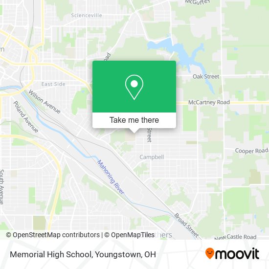 Memorial High School map