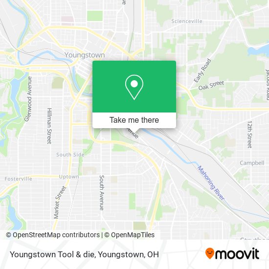 Youngstown Tool & die map