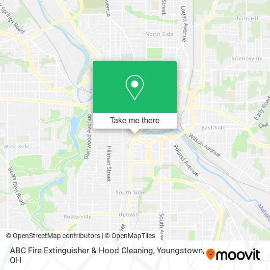 ABC Fire Extinguisher & Hood Cleaning map