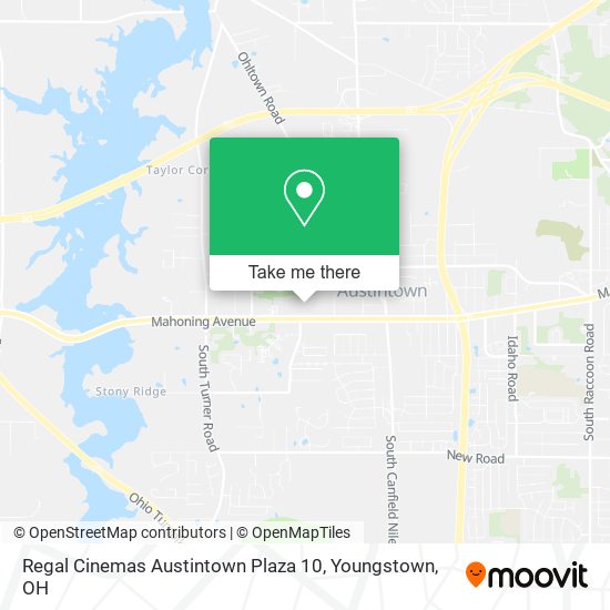 Mapa de Regal Cinemas Austintown Plaza 10